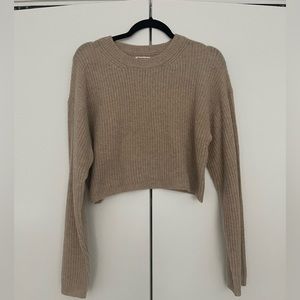 Reformation Cropped Cashmere Sweater